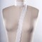 2 Yards White Cotton Lace Trim Multiple Sized Eyelets One Side Embroidered Edge 2 Inch Wide
